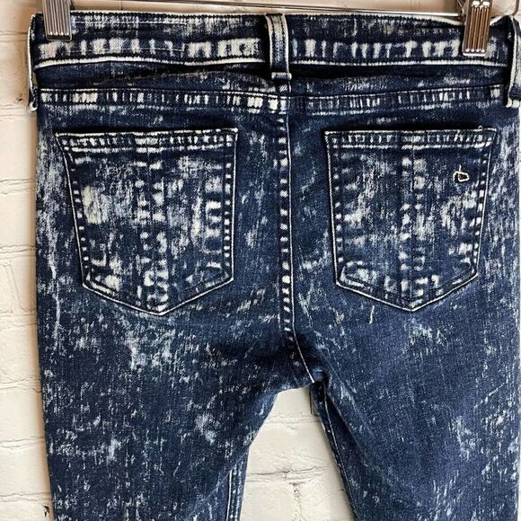 rag & bone The Skinny Acid Wash Jeans 25 - Picture 7 of 14